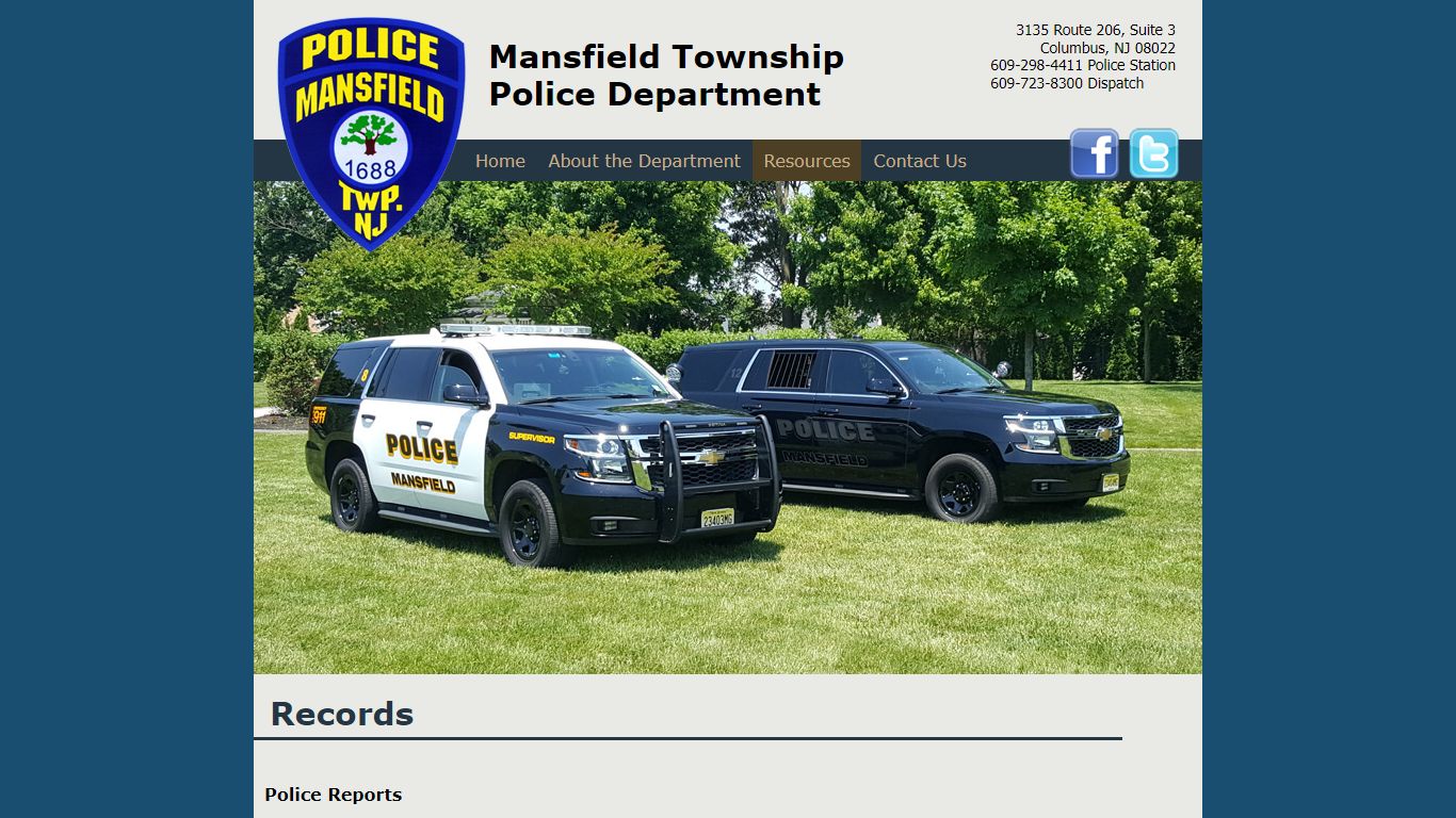 Records | Mansfield Police Department